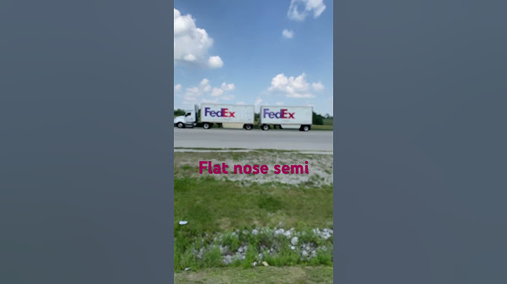 Caught some semis today none of them honked