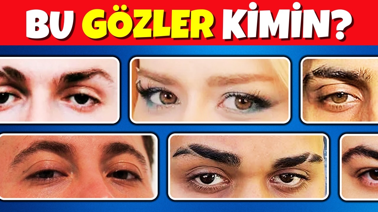 Bu Gözlerin Sahibi Kim? 👁️🎤 Şarkıcıyı Tahmin Et ❤️ Şarkıcıları Gözlerinden Bulmaca Testi