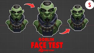 Goblin Animation FACE TEST made in BLENDER