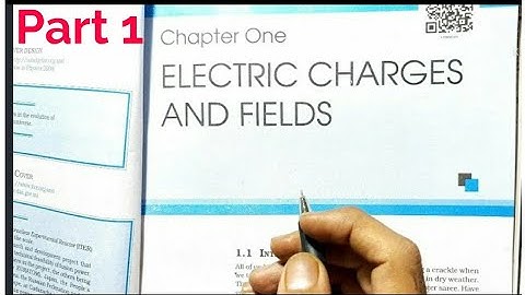 Class 12 Physics Chapter 1 Electric Charges and Fields NCERT Hindi