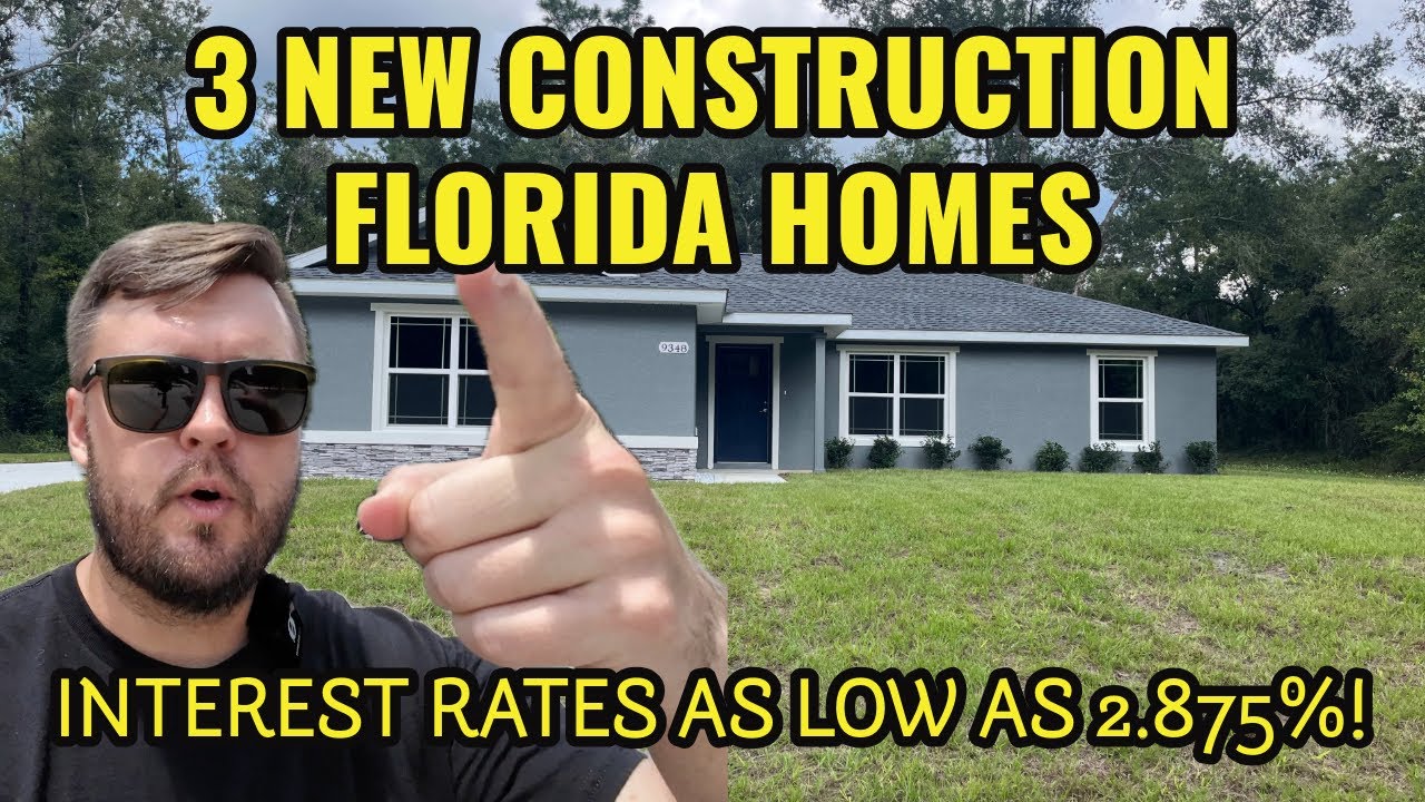 Inside 3 New Construction Florida Homes from Under $260K | Lock in 2. ...