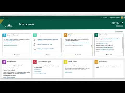 How to link your property tax and Kitchener Utilities accounts to MyKitchener
