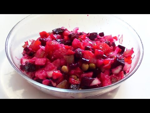 Салат винегрет классический простой полезный и вкусный