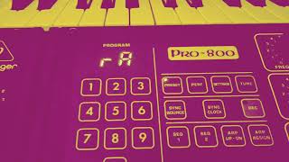 the sun god RA Vol 1 patch bank for Behringer Pro-800