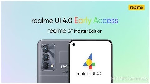Realme GT Master Edition Android 13 Beta and Realme UI 4.0 Global version RMX3363 released