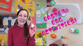 Easter Egg Activities (Parents' Video) - Shapes, Pattern Matching & More (Homeschool Preschool)