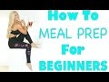 How To MEAL PREP for WEIGHT LOSS | EP19