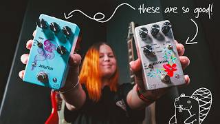 These are my go-to pedals right now! | 🦫 Drunk Beaver Pedals: Bloom & Jellyfish