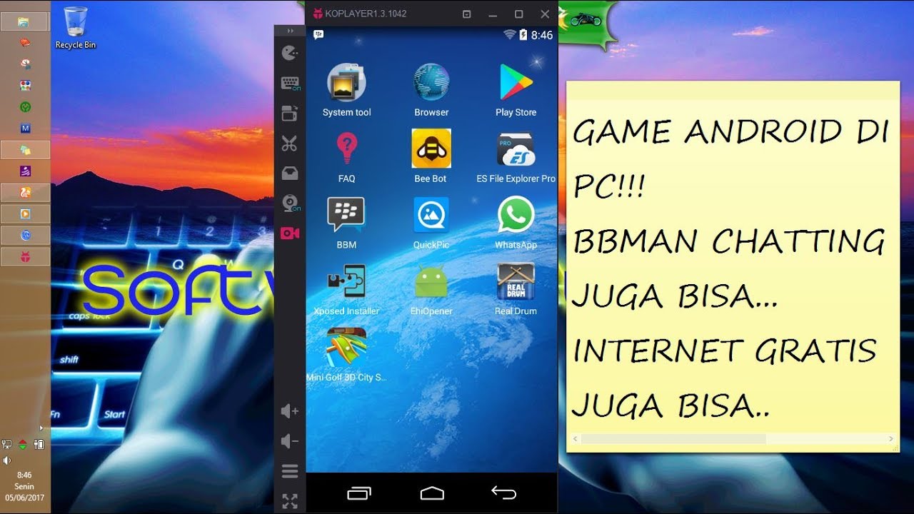 Aplikasi android for pc selain bluestack