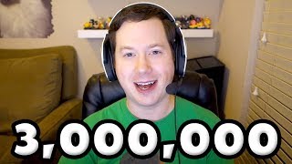 3 Million Subscribers Thank You 3,000,000