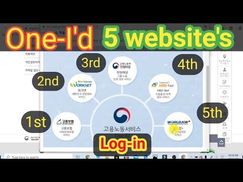 South korea Five Websites || Login with 1 Account