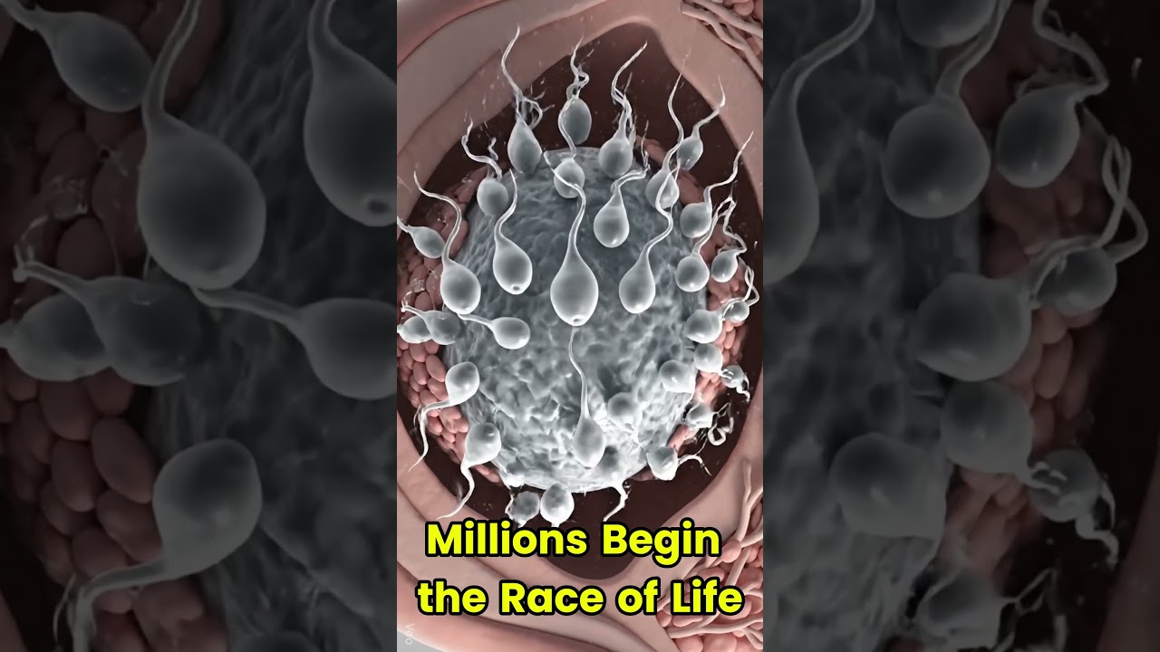 Fertilization Process🩺How Life Begins Inside the Female Body👶