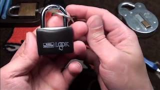 (135) Picking the Burg Look lock model 402