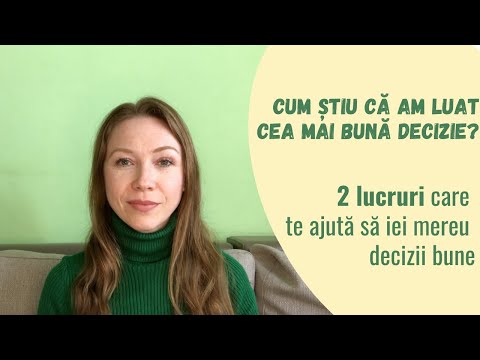 Video: Cum Să Luați O Decizie Atunci Când Mintea Este Neputincioasă