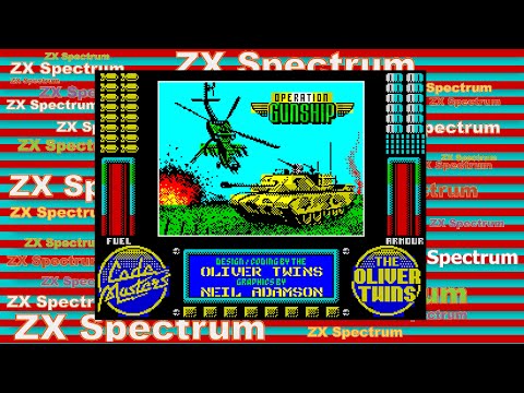 Ретро игра Operation Gunship / Прохождение игры на ZX Spectrum