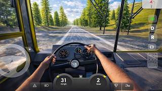 Offroad Coach Bus Driving 2025 - Real Uphill Bus Drive 3D Simulator - Android Gameplay screenshot 3