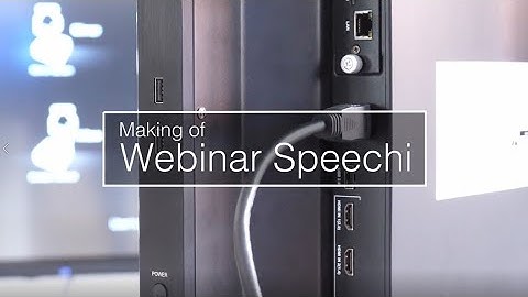 Réaliser un webinar avec un écran interactif (Making-of)