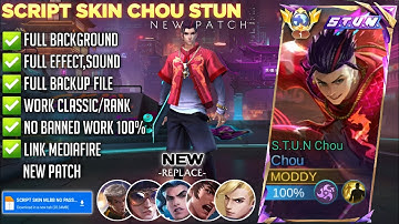 Script Skin Chou STUN no Password | Full Effect & Voice | Latest Patch Mlbb