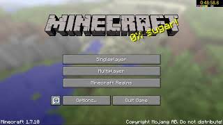 minecraft- any% RSG 1.7.10
昨日の並走シード走る、そのあとは元気だったら普通に minecraft- any% RSG 1.7.10