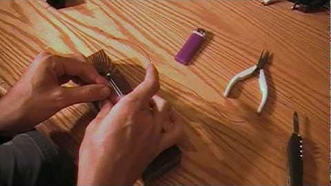 Tieing a Catfish/Torqueless Bowstring Loop (D-Loop)