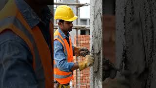 plaster work | cement plaster work | #shortsfeed #construction #shortsviral #yt #ai #youtuberlife