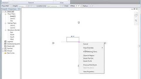 REVIT TUTORIAL FREE VIDEOS - INTRODUCTION - (01 07  Snap Settings)