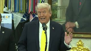 RAW FEED: President Trump talks crime crackdown, Summer Heat, more