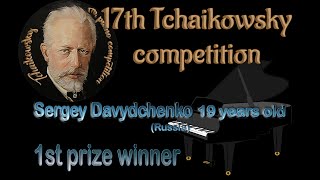 Tchaikowsky Piano Competition 2023// Sergey Davydchenko 1st prize winner