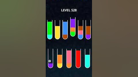 COLOR SORT PUZZLE LEVEL 528