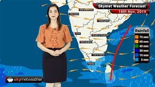 Weather Forecast Nov 18: Rain in Chennai and Bengaluru, foggy morning in Delhi