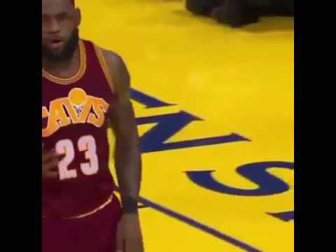 Lebron James reminds heckling warriors fans how many rings he has