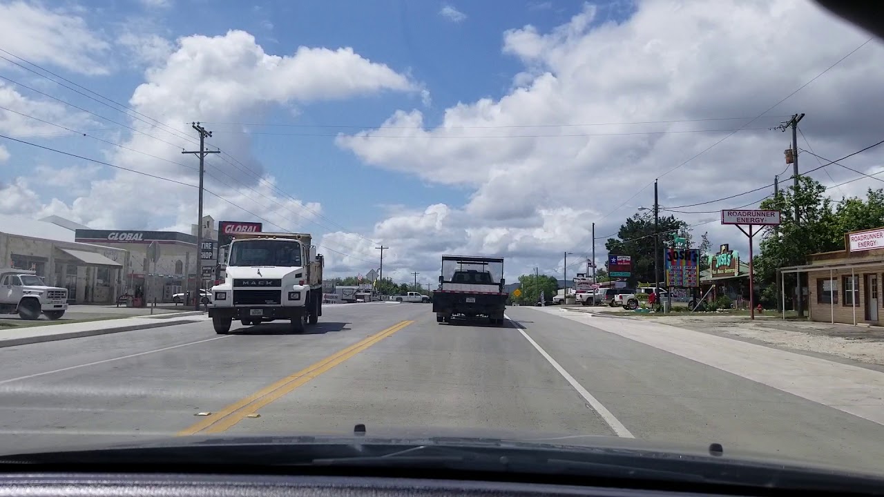 Entering Leakey, Tx. from the N. On Hwy 83 YouTube
