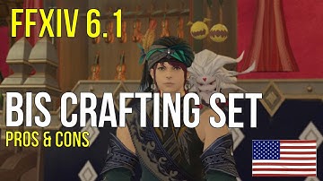 FFXIV 6.1 - Best Materia BiS Crafting Set - Pros & Cons
