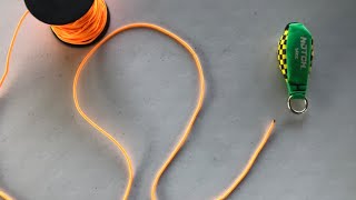 How to tie your throw line onto your throw bag