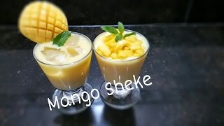How To Make Mango Shake Recipe by Somyaskitchen/mango milkshake/easy n quick recipe#206