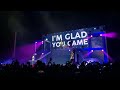 The Wanted - Glad You Came (Tom's Return) (Live @ Bournemouth International Centre 7/3/22)