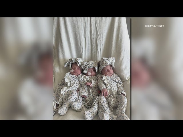 East County mom celebrates Mother's Day with triplets born from one plaenta