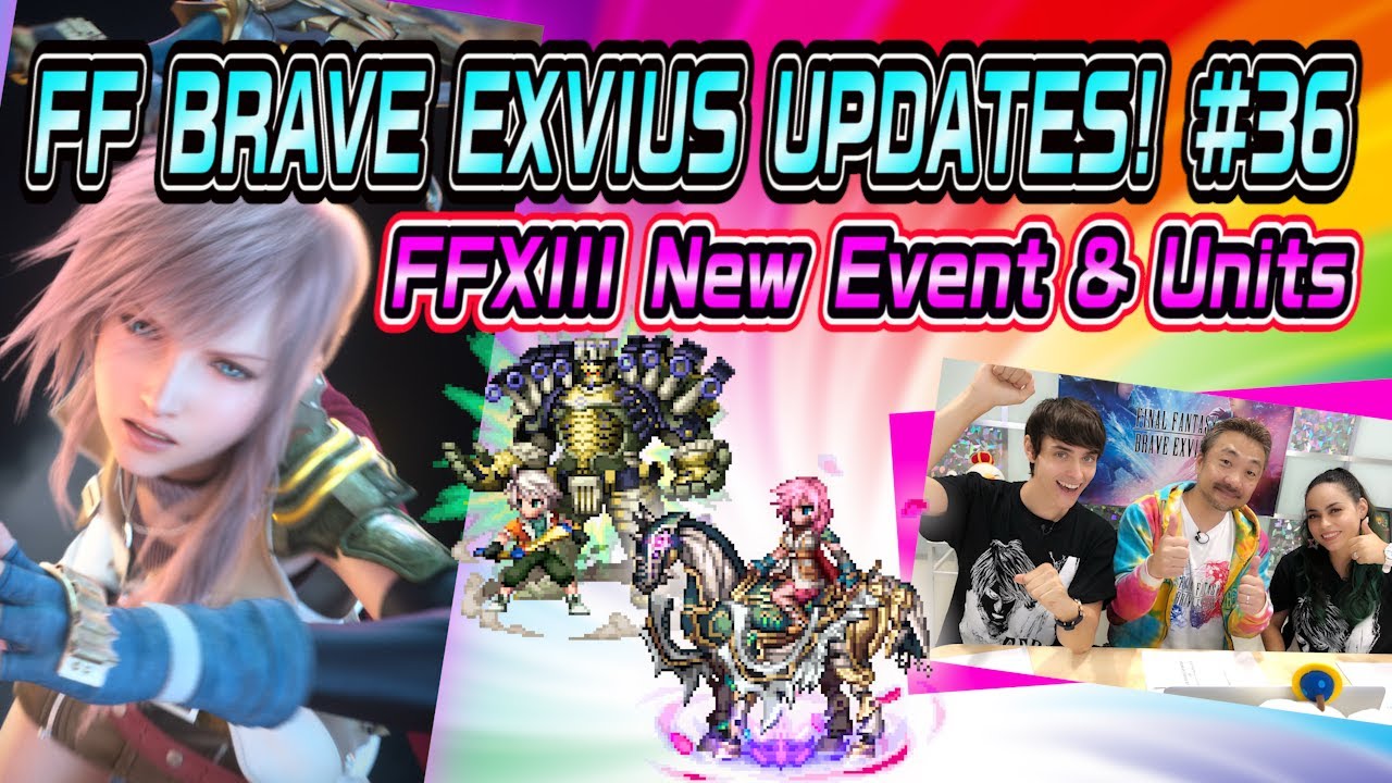 FFBE】UPDATES!#36 FFXIII Event and Units!【Global】 - YouTube