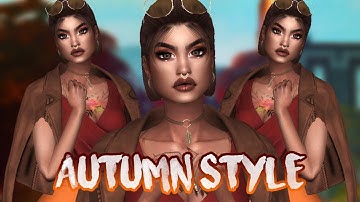 The Sims 4: Create A Sim | AUTUMN STYLE + FULL CC LIST & SIM DOWNLOAD