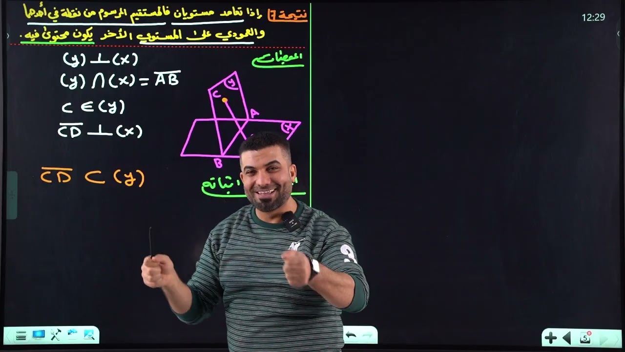 الفصل السادس - نتيجة المبرهنة السابعة (الاستاذ سلام الصميدعي).