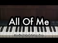 All Of Me John Legend Piano Karaoke By Andre Panggabean 