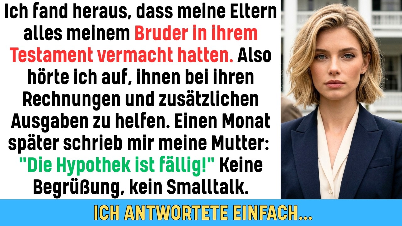 „Du bist für mich gestorben, Maja.“ Das waren die Worte meiner Mutter, nachdem ich die Kreditkarten gesperrt hatte, mit denen sie und mein Bruder seit Jahren meinen Wohlstand aufbrauchten. Meine...