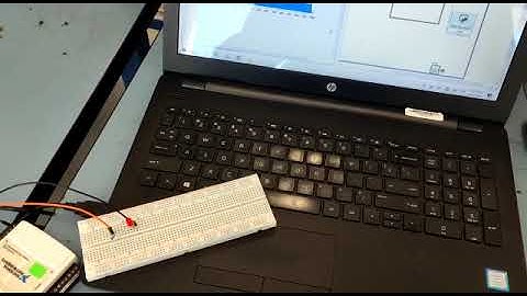 Práctica de parpadeo para un LED usando LabView.