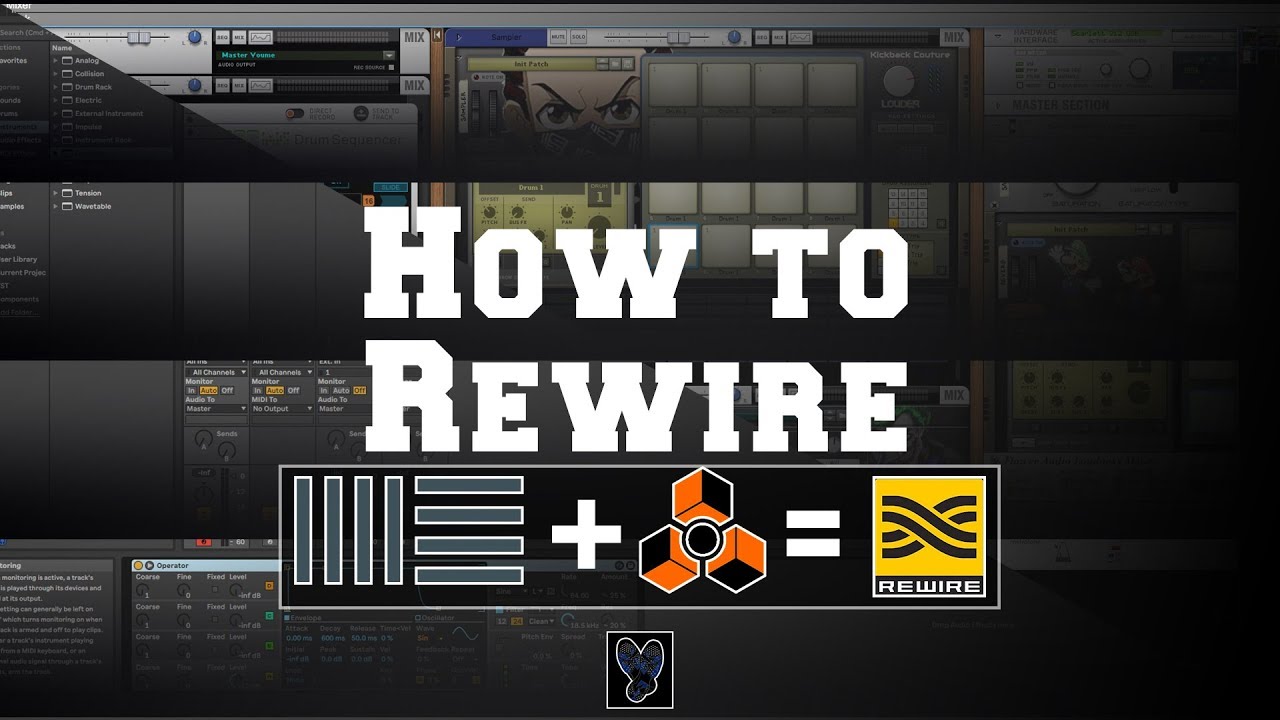 How to Rewire Ableton Live and Reason 10 - YouTube