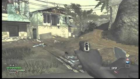 Mw3 Gameplay: AoN 19 Kill Streak (85 Second FFA Match)