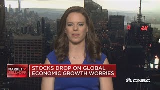 CNBC's "Power Lunch" team discusses a possible global economic slow...