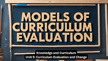 Models of Curriculum Evaluation