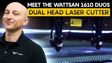 Double Your Productivity with the Wattsan 1610 DUOS Laser Machine!