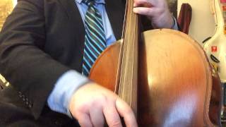 1954 Kay Cello tuned in fourths Pizzicato Blues in F Medium