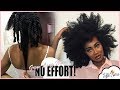 How To Grow LONG Hair w/ LITTLE-NO Effort #LazyNatural | Natural Hair